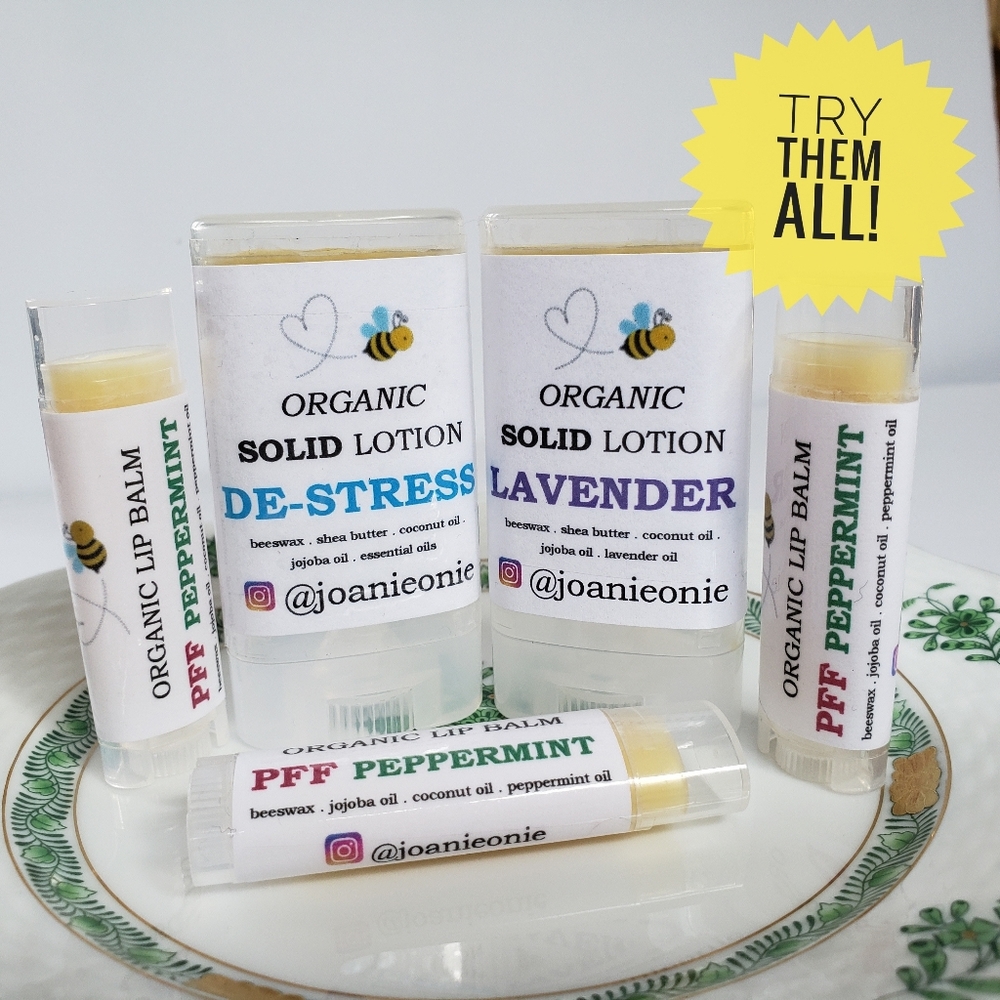 1 Organic PEPPERMINT Lip Balm Hand Crafted NWT - Picture 4 of 11